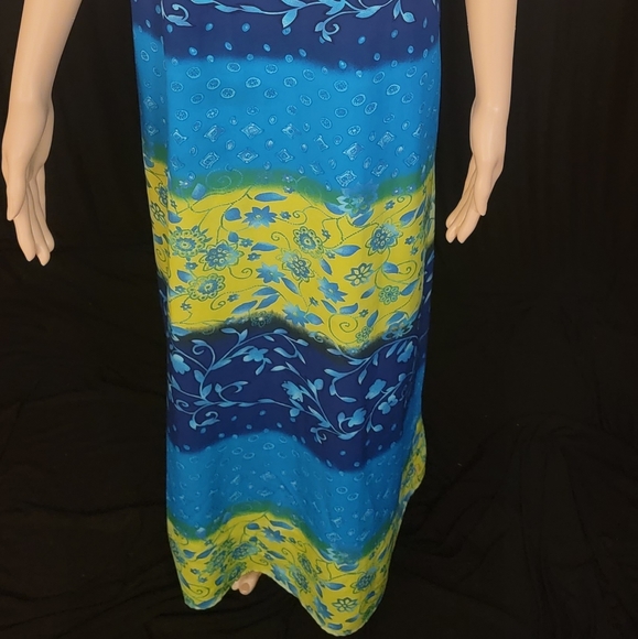 Ashley Stewart blue/green sz 22 - Picture 2 of 2